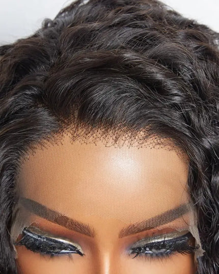 Curly Kinky , closure HD 5X5 Perruque à porter sans colle