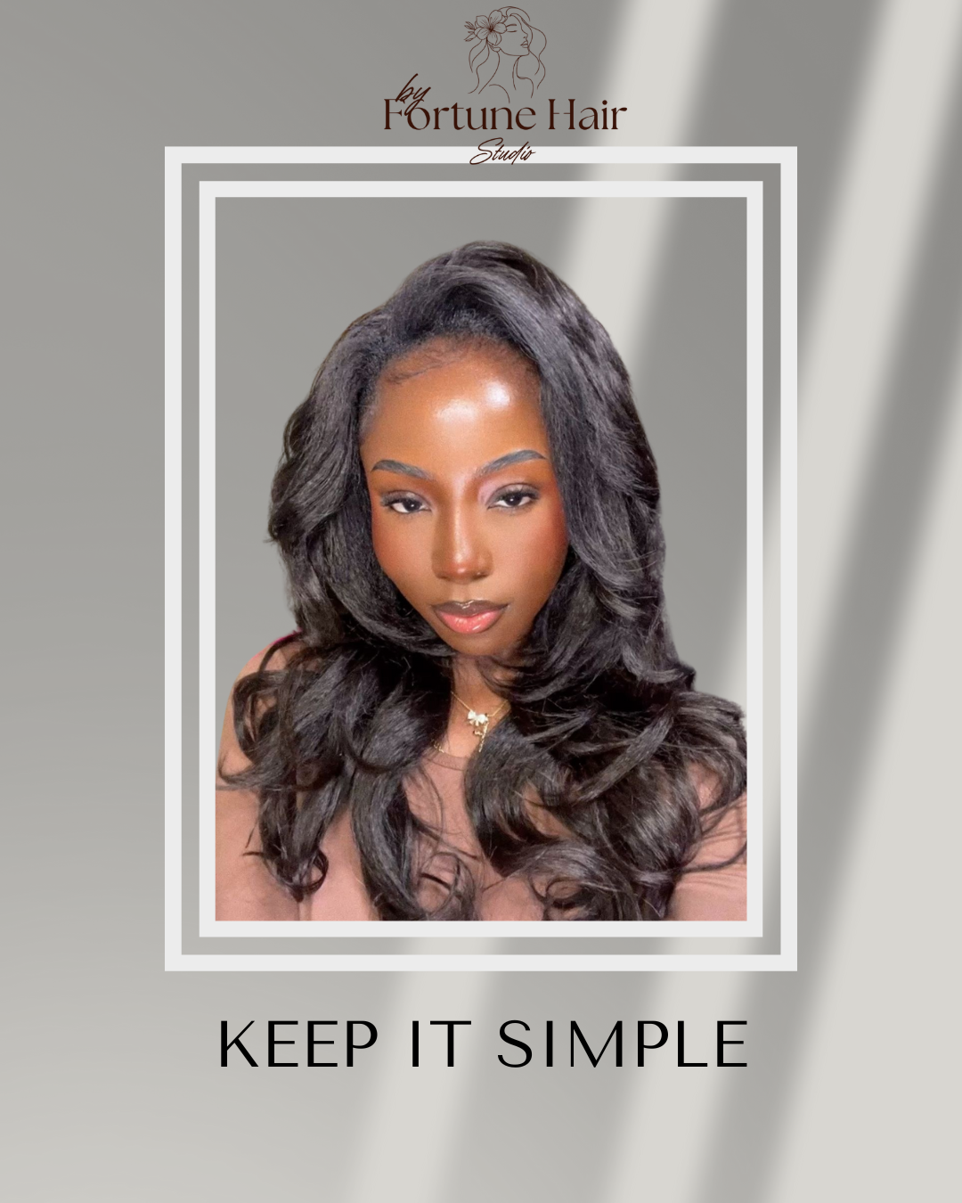 Half-Wig /Demi-perruques 3 en 1 Kinky Straight