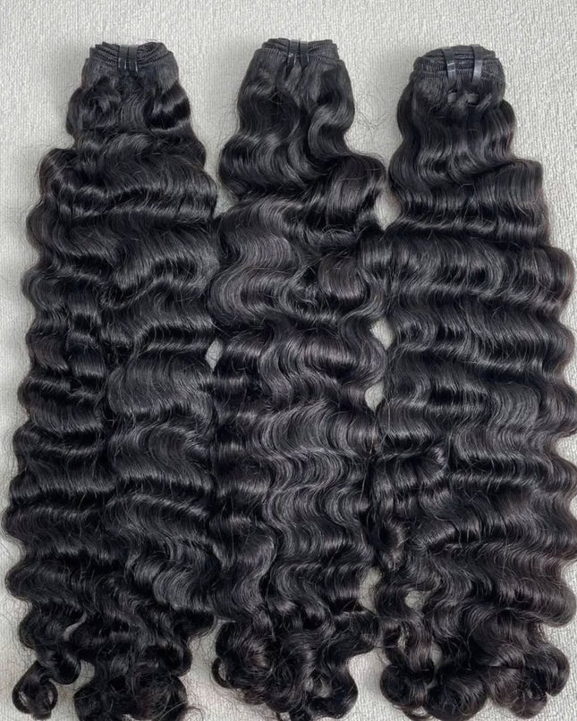 3 paquets Tissage Boucle Bohémienne – Cheveux Vierges Cambodgiens 10A