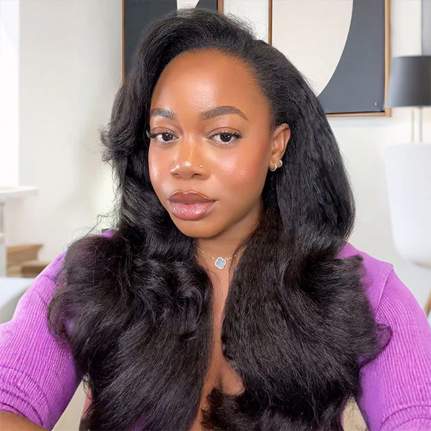 Half-Wig /Demi-perruques 3 en 1 Kinky lisse