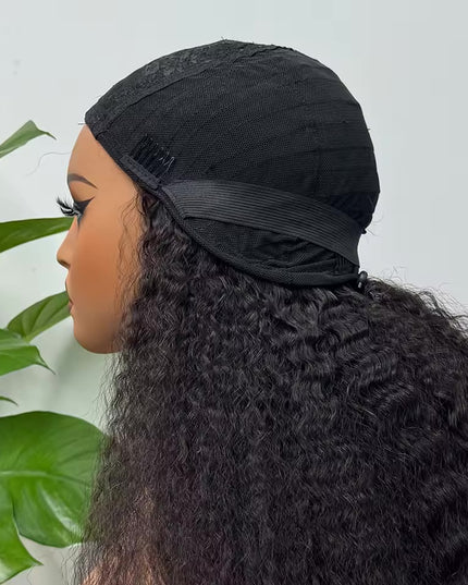 Half-Wig /Demi-perruques 3 en 1 Kinky lisse/ flip over