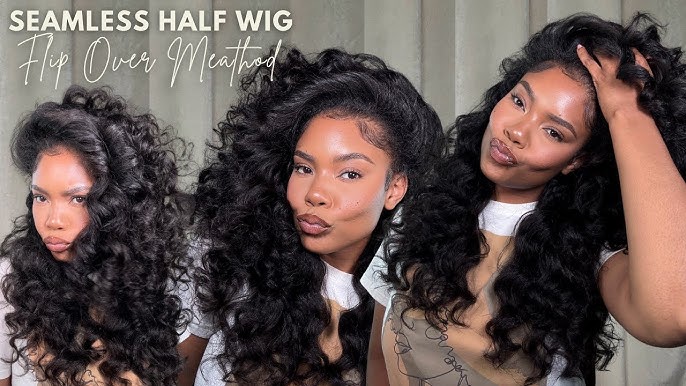 Half-Wig /Demi-perruques 3 en 1 Kinky Straight