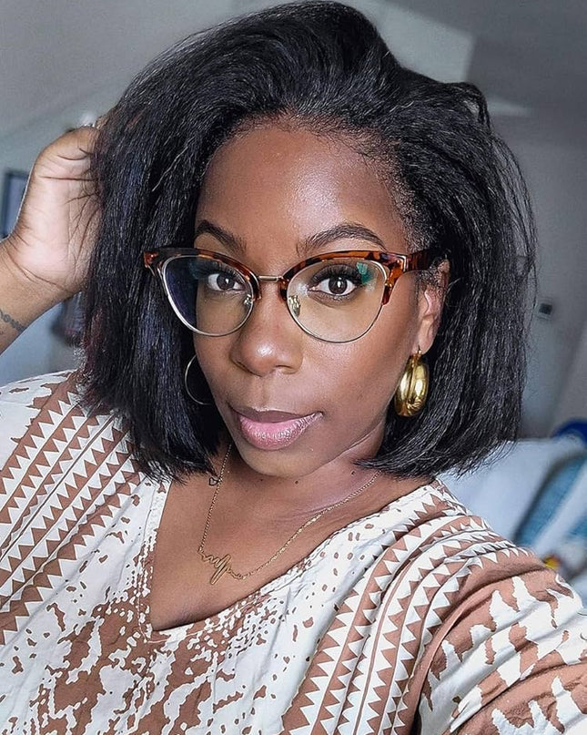 Perruques Kinky Short/  Closure HD lace 5X5