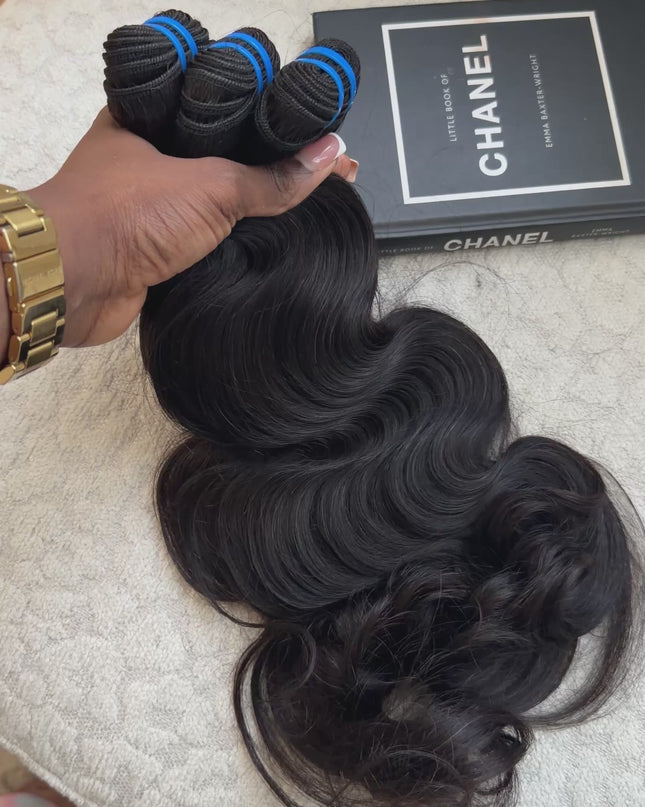 3 bundles Bodywave  10 A RAW HAIR /Lot de 3 Paquets