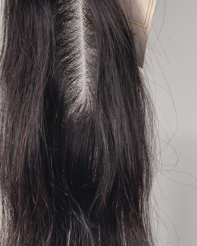 Closure tulle  HD transparents straight 4X4