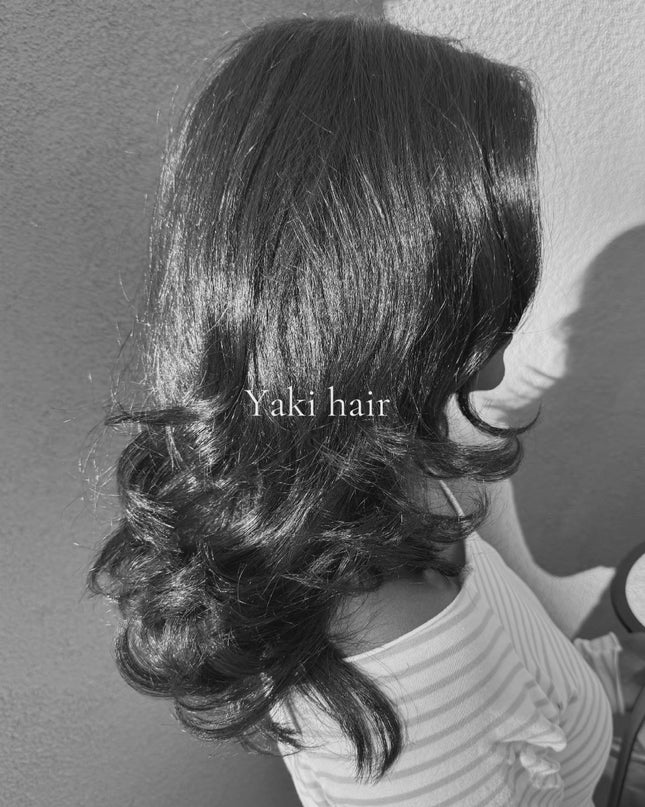 3 paquets 9A  Yaki hair  100% la texture naturelle “défrisée” cheveux yaki