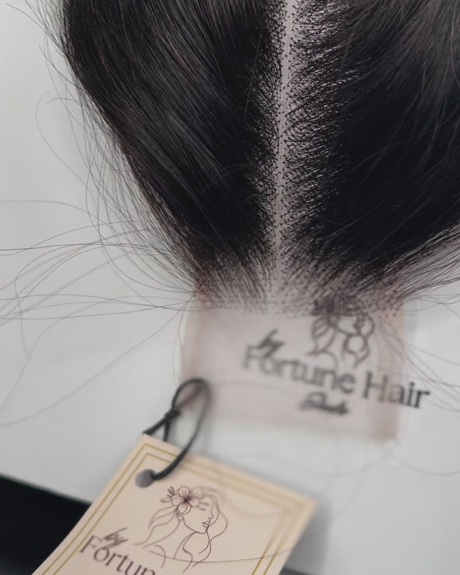 Closure tulle  HD transparents straight 4X4