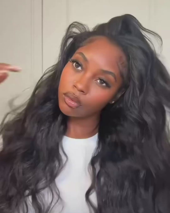 Half-Wig Kinky Straight 3 en 1 Demi-Perruque Sans Colle | ChezFortuneHair