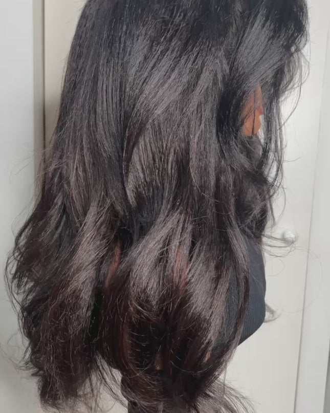 Perruque Clover Kinky Straight – 100 % Cheveux Naturels – 20 Pouces – Qualité Premium 9A (Closure 18 Pouces)