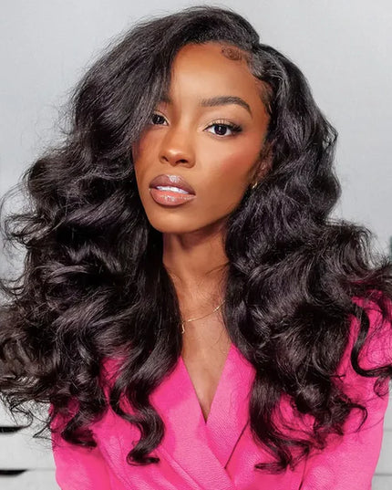 Half-Wig /Demi-perruques 3 en 1 Kinky lisse/ flip over